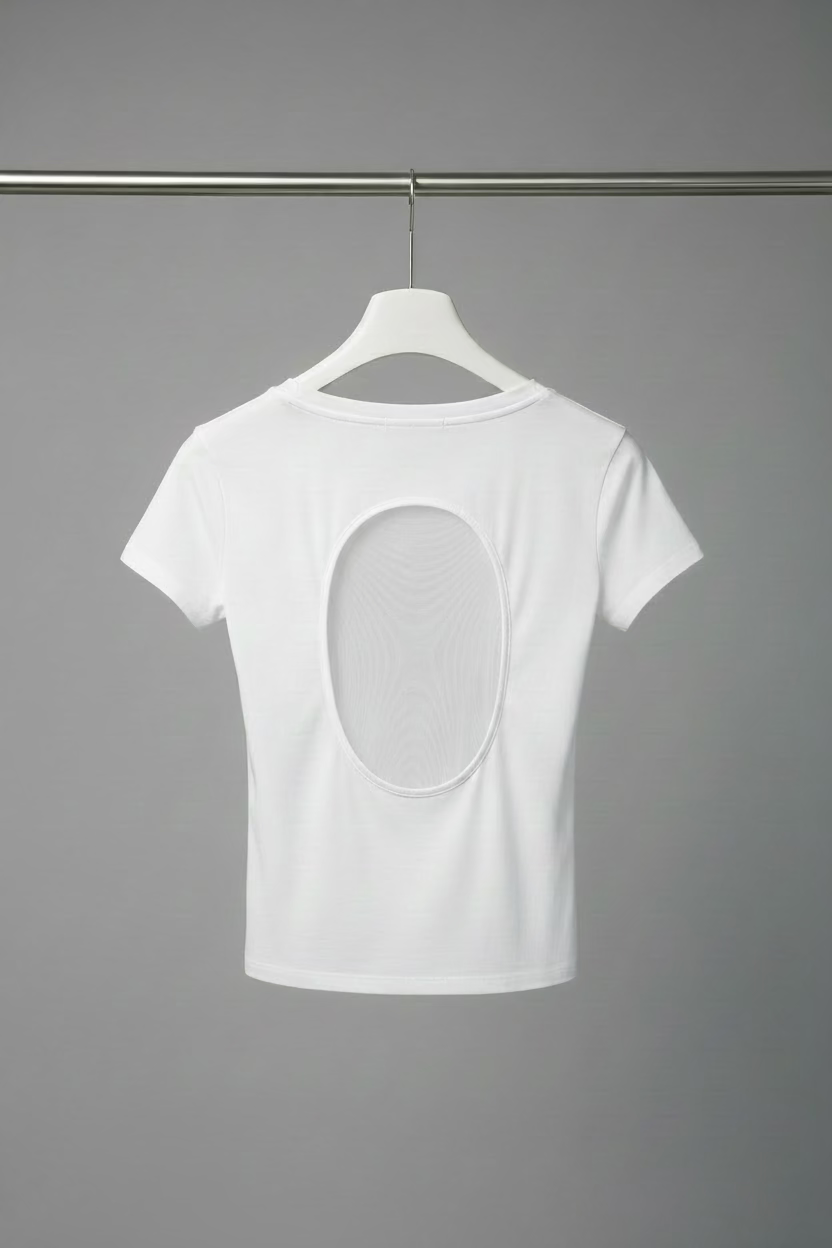 T-Shirt Crop Cut-Out