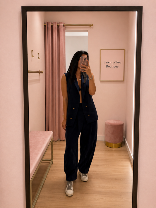 Pantalone Ovetto con Pieghe