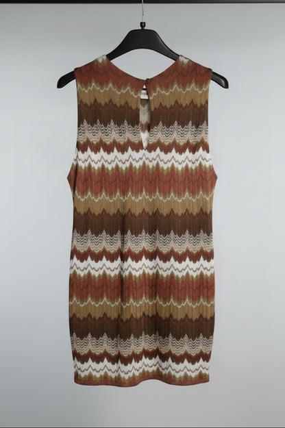 Top a Canottiera Fantasia Missoni Multicolore — 100% Poliestere