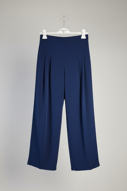 Pantalone Ovetto con Pieghe