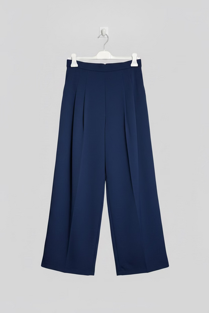 Pantalone Ovetto con Pieghe